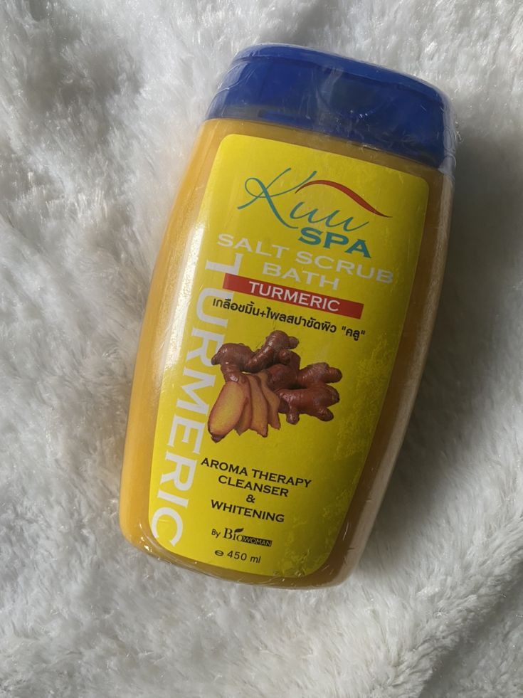Kuu Spa Salt Scrub Bath Turmeric